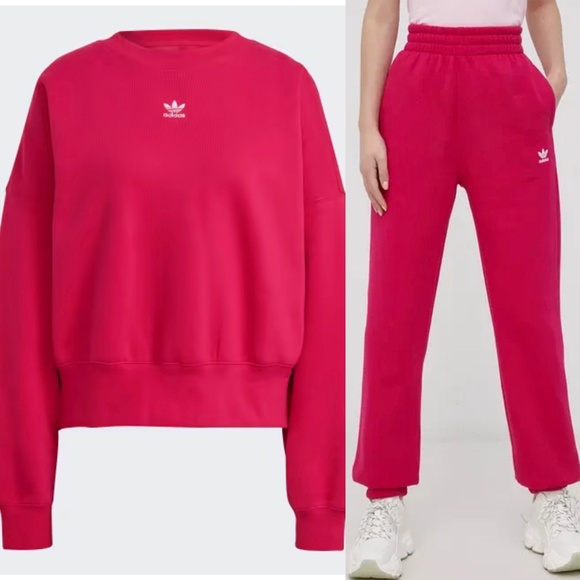 Adidas Adicolor Essentials Crew Sweatshirt and Sweatpants - Picture 1 of 4